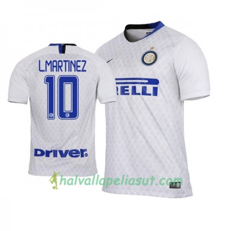Jalkapallo Pelipaidat Inter Milan Lautaro Martinez 10 Vieraspaita 2018-2019 Lyhythihainen
